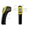Infrared Thermometer, Non-Contact Digital Laser Temperature Gun -58°F to 1112°F