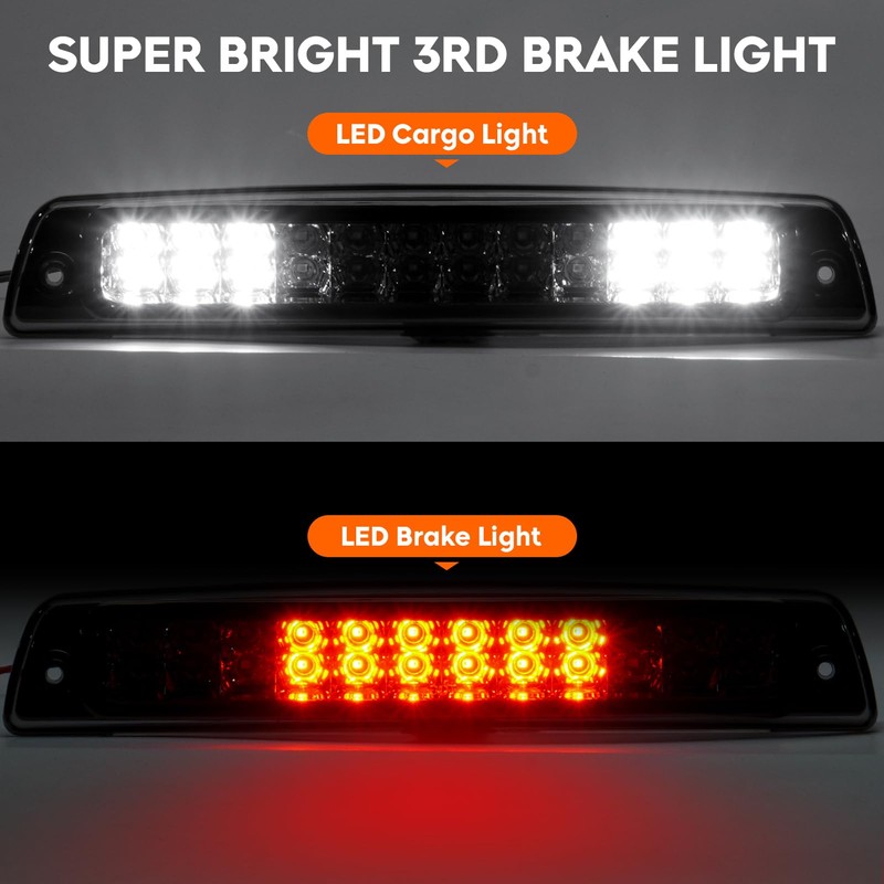 Tresound Tail Light + 3rd Third Brake Cargo Lamp for