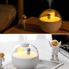 220ML Mini Humidifier USB Astronaut Design with Warm Yellow Light