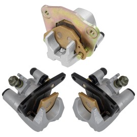 Caltric Front Rear Brake Caliper For Suzuki Vinson 500 LT-A500F LTA500F 4X4 Auto 2003-04