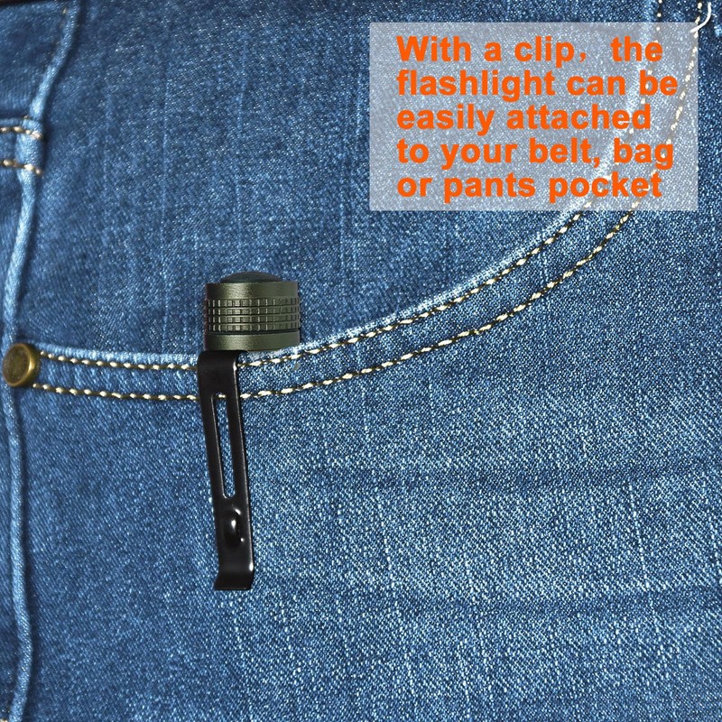 Beieverluck 20 Pack Pen Light Flashlight Mini Small Flashlight with