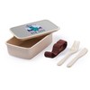 Fabulous Lunch Box Grey New York United States Illustration Statue
