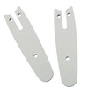 ZZHXSM 2PCS Alloy Chain Saw Guide Bar 13cm Silver Mini