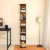 LitaEther Lack Wall Shelf,Display Floating Shelf (Solid Wood, 7 Tier)