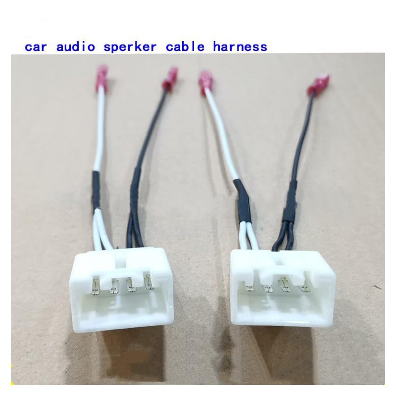 MACHSWON 2pcs Car Speaker Connector Wire Harness Adapter Connector for