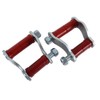 iiLentes Rear Leaf Spring Polyurethane Shackle Kit For 1956 1957