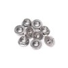 QXSKSLH 10 Pieces M10 Flange Nuts, M10-1.5mm Serrated Hex Flange