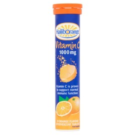 Haliborange Vitamin C 1000mg Effervescent Tablets, Orange - 20s