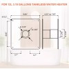 Camplux 2.36 in. Adjustable Wall Thimble Stainless Steel for Gas