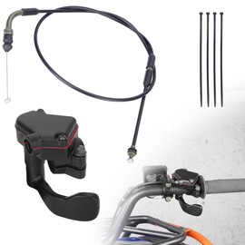 RUTU 7/8'' 22mm Nylon Thumb Throttle Cable Accelerator Control Assembly for GY6 150cc 157QMJ Scooters, ATV, Quads, Tao Tao Jonway Moped, Coolster