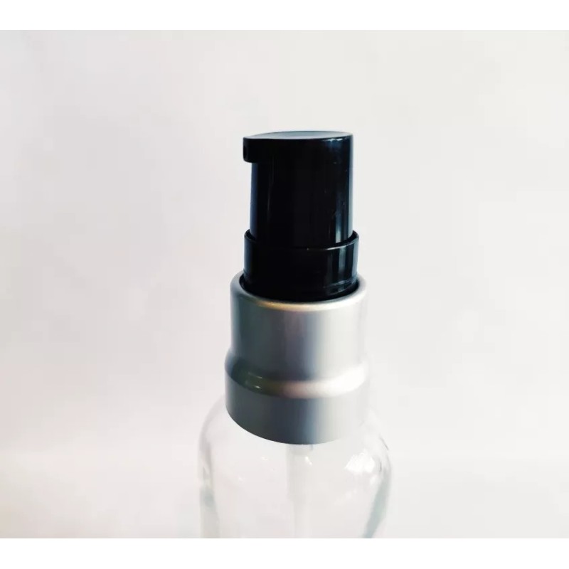 meliars Dispensador 10 Ml Transparente Cristal Plata (20 Piezas)