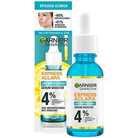 Garnier Express Aclara Serum Anti Acne 30 ml  ara Agua Micelar Anti Acne 400 ml  ara Exfoliante Anti Acne 150 ml
