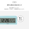 HuBDIC (HT-6) (temperature, humidity, date, day, alarm, snooze backlight), Thermometer,