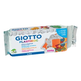 Giotto Modelliermasse Plastiroc, Selbsthärtend, 500 g weiß