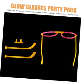 Beavorty 60 Sets Glow Glasses Connector Eyeglass Frame Temples Replacement Comfortable Easy to Use