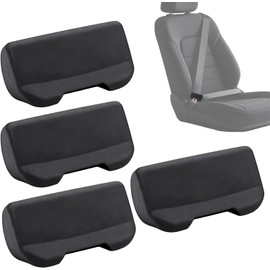 Protector Hebilla para Cinturón de Seguridad,Silicona Fácil Instalación 4 Piezas - Cubierta Interior para Hebilla del Cinturón con Seguridad en Auto - para Sedán Camioneta y Autocaravanas