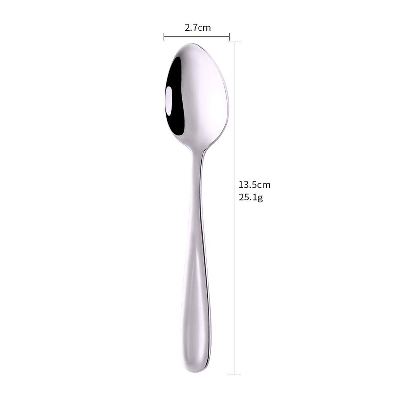 Buyit Tea Spoons Coffee Spoons Dessert Spoons, Set of 6,
