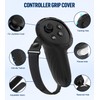 YRXVW Silicone Cover Set Compatible with Meta/Oculus Quest 3 Accessories,