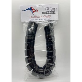 Outback Wrap Hose Tamer, Black, 18inch