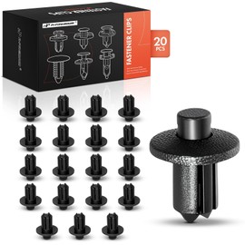 A-Premium 20PCS Nylon Cowl Panel Insulator Clips Retainer Push-Type Compatible with Toyota RAV4 2006-2012, Highlander 2008-2019 & Lexus RX350/RX450h 2010-2015, LS460 2007-2017, LS600h - for 10mm Hole