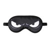 Funny Angry Eyes Cartoon Sleep Mask Satin Light Blocking Eye
