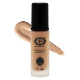 Fashion Colour Oil Free Foundation, Waterproof and 18 Hour Wear 30ml (01 Warm Amber)