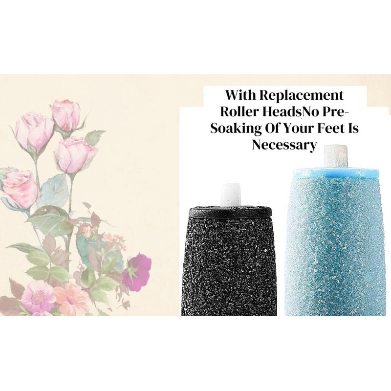 Replacement Roller Heads Refill Rollers for Electric Foot File Compatible