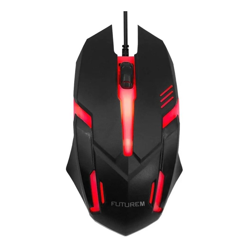 Mouse Gamer Luz Led Rgb Raton De Juego Alambrico Pc