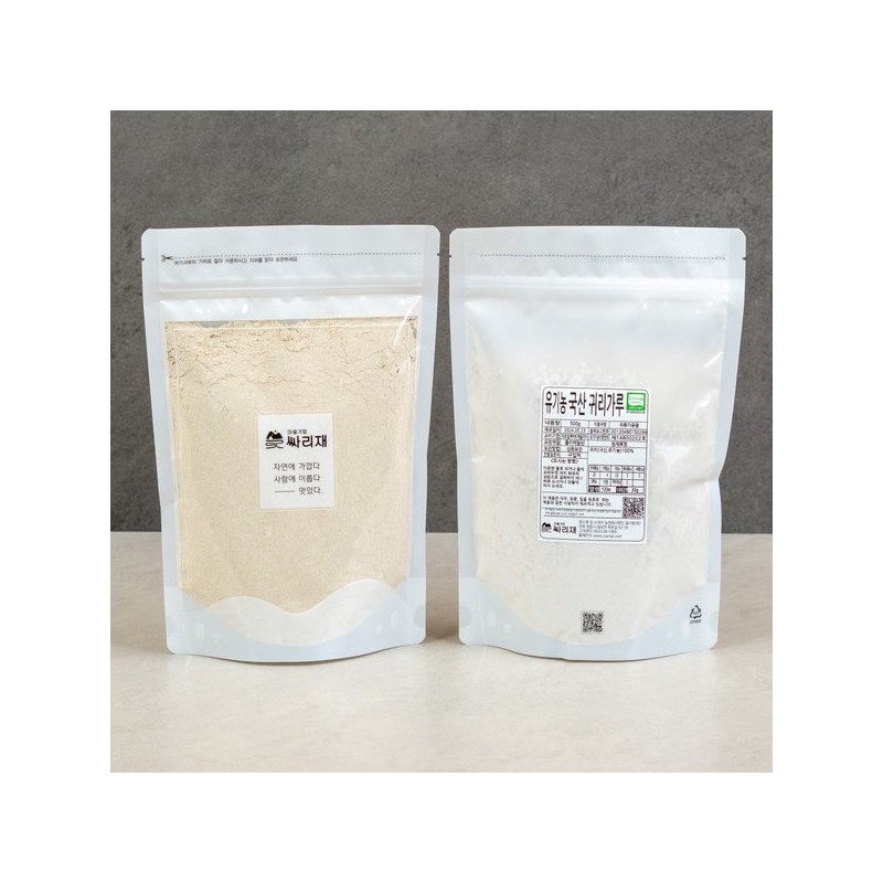 Ssari Chae 국산 귀리가루 싸리재 귀리선식 500g 귀리분말 곡물쉐이크 Domestic