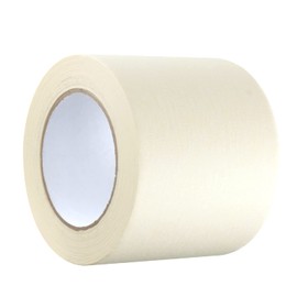 GTSE Masking Tape, 100mm (4”) x 50m, Wide Cream Painters Tape for Painting, Decorating and DIY, 1 Rolls