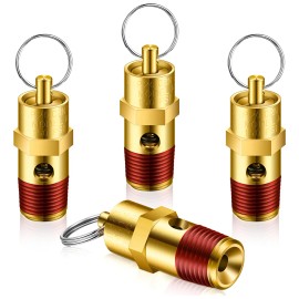 Válvula De Seguridad Npt Macho 1/4 Compresor Aire 150 Psi Color