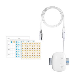 TENQIU Bedwetting Alarm for Boys & Girls - Strong Vibration & Loud Sound Pee Alarm for Night Time Potty Training, High Sensitivity Bedwetting Solution for Deep Sleepers