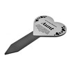 AUNT Heart Memorial Remembrance Plaque Stake - Silver Acrylic, Waterproof,