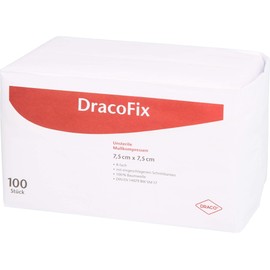 Dracofix Surgical Dressings 7.5 x 7.5 cm Non-Sterile 8-Ply
