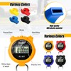 Simgoing 48 Pcs Digital Stopwatch Timer Plastic Whistle Bulk for