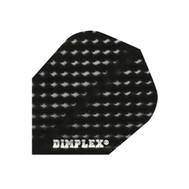 Harrows Darts 4 x Sets Dimplex Dart Shafts and Dimplex Dart Flights - 12 Dart Shafts Total 12 Dart Flights - Medium and Short (Short, Black)