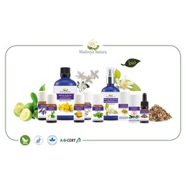 Maitreya Natura Organic John's Herb Oil, 100% Natural, 100 ml - Aromatherapy, Massages, Body, Hair and Skin Care - Controlled and Certified Quality, Cruelty Free, Vegan