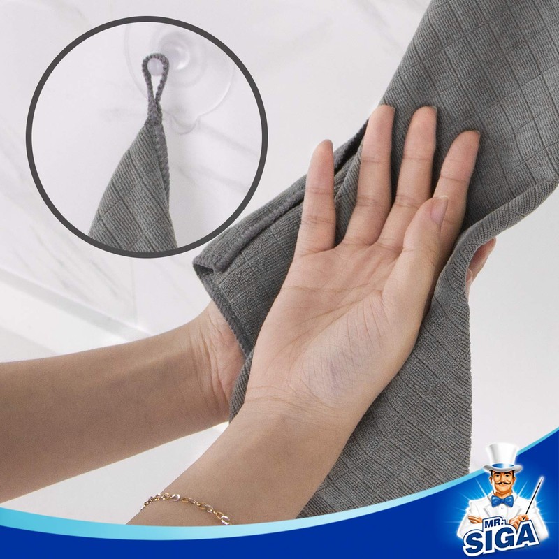 MR.SIGA Microfiber Cleaning Cloth, All-Purpose Cleaning Towels, Pack of 6,