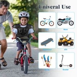 EastShark Kids Chest Protector Dirt Bike Gear Youth Motorcycle Riding Protective Gear Motocross Chest Armor for Boys Girls Mountain Biking Cycling Off-Road Riding Skiing Skating Large