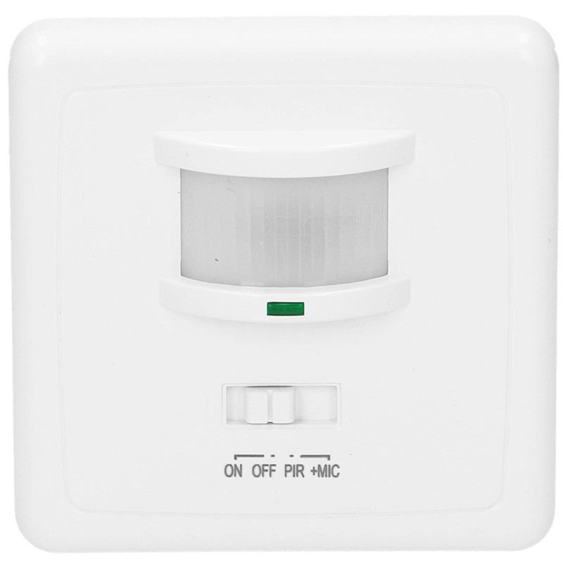 ORNO OR-CR-206 Flush-Mounted Indoor Motion Sensor with Light Switch and