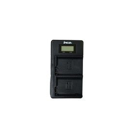 Inca INCD-SD018 Smart USB Twin Charger for Nikon EN-EL15 Compatible Models: D500/D750/D850/Z 5/Z 6II/Z 7II, etc