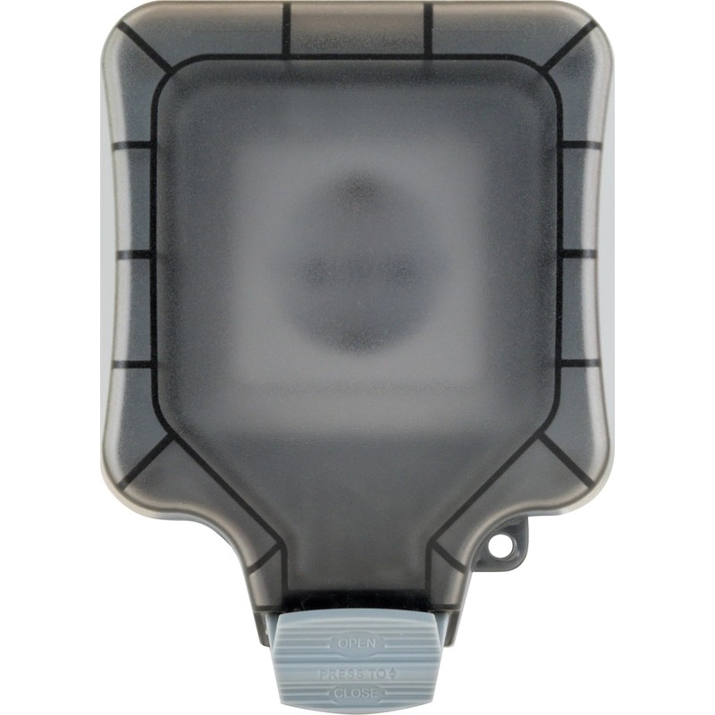 SCHWAIGER SOAD0100 Outdoor Socket Surface-Mounted Outdoor Socket Weather Protection Cover