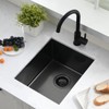 15inch Undermount Bar Sink Black -VOKIM 15 x18 Small Kitchen