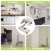 2 Pair 45 Degree Flip Down Tip-Out Tray Hinge Sink