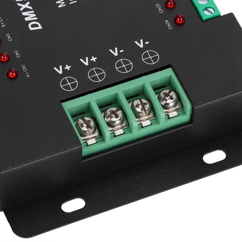 24 Channel DMX512 Decoding Controller LED Color RGB Strip Lights