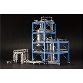 PM Office A PP082 Industrial Area Series D Refined Furnace, Total Height Approx. 5.5 inches (140 mm), Non-Scale Plastic Model