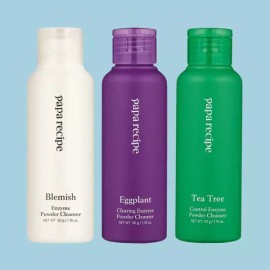 Papal Recipe 파파레서피 효소 파우더 클렌저 50g [가지 클리어링 50g] Papa Recipe Enzyme Powder Cleanser 50g [Eggplant Clearing 50g]