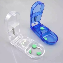 새로운 휴대용 약 분할기 약/비타민/정제 절단기 약통 보관함 정리함 [NO.2] New Portable Pill Splitter for Pills/Vitamins/Tablets Storage Organizer [NO.2]