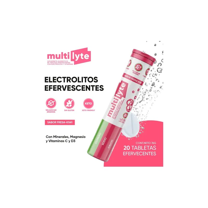 Electrolitos Magnesio Hidratación Multilyte Tabs