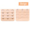 6 Pieces 3 Hook Bra Extender Strap for Women, Plus